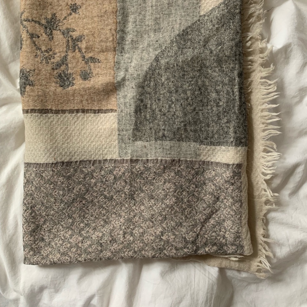 Aritzia Wilfred Wool Blanket Scarf